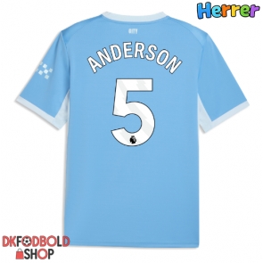 Manchester City Elliot Anderson #5 Hjemmebanetrøje 2026-27 Kort ærmer Manchester City Elliot Anderson #5 Hjemmebanetrøje 2026-27 Kort ærmer